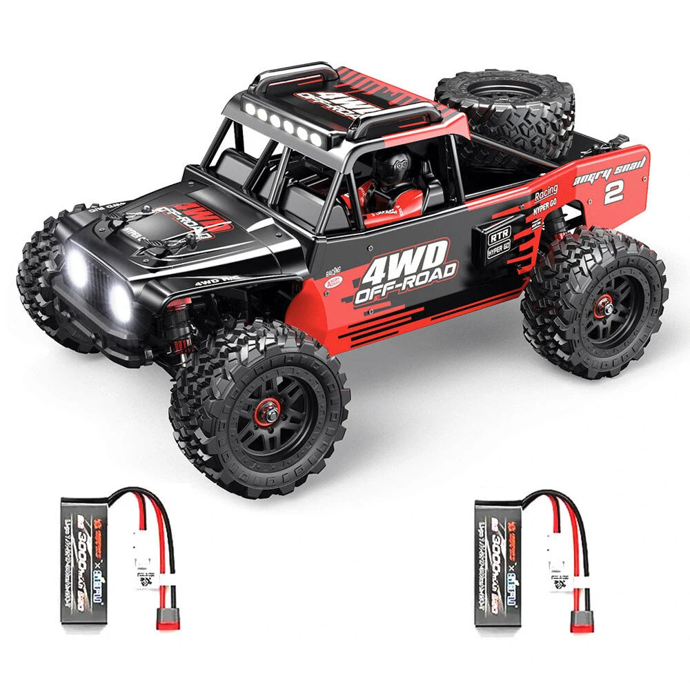 MJX 14209 HYPER GO 1/16 Brushless High Speed RC Car Vechile Models 43km/h – Two Batteries